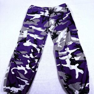 Rothco BDU Military Cargo Pants Purple Camo Size X-small‎